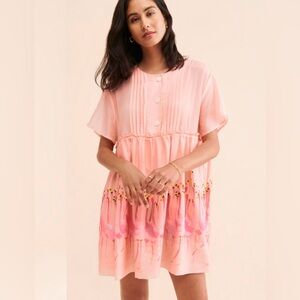 Rachel Antonoff Howard Flamboyance Flamingo Dress